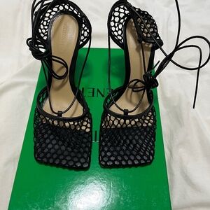 Bottega Veneta Stretch Lace-Up Sandal